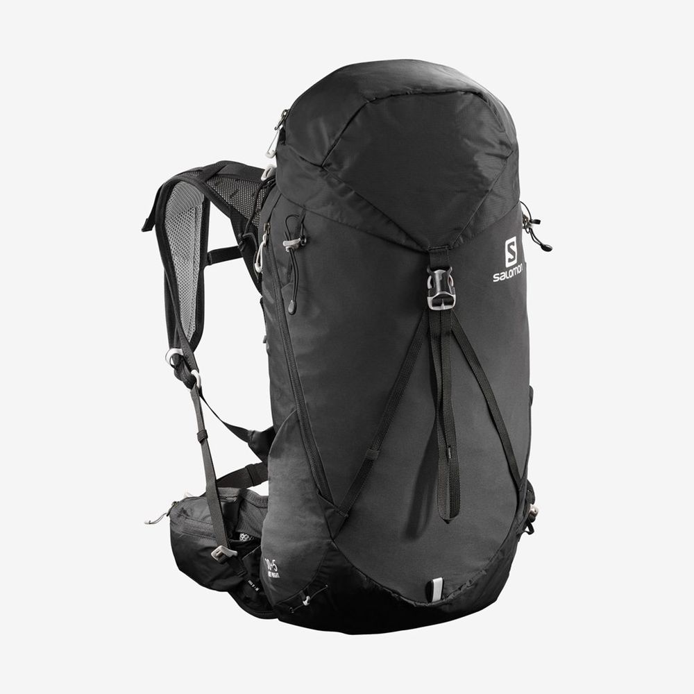 Mochilas Salomon Hombre Negras - Salomon Argentina OUT NIGHT 30+5 ,973506-EMA